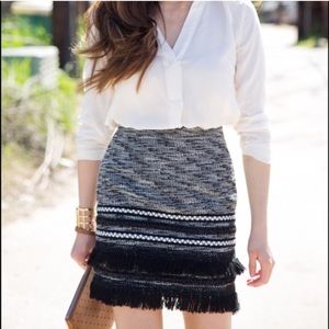 H&M Fringed Skirt
